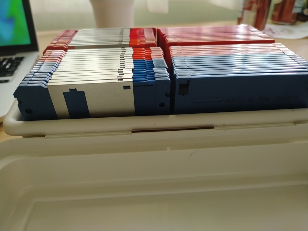 Fellows Computerware Archive 60 Diskette Box With 60 3.5" Diskettes