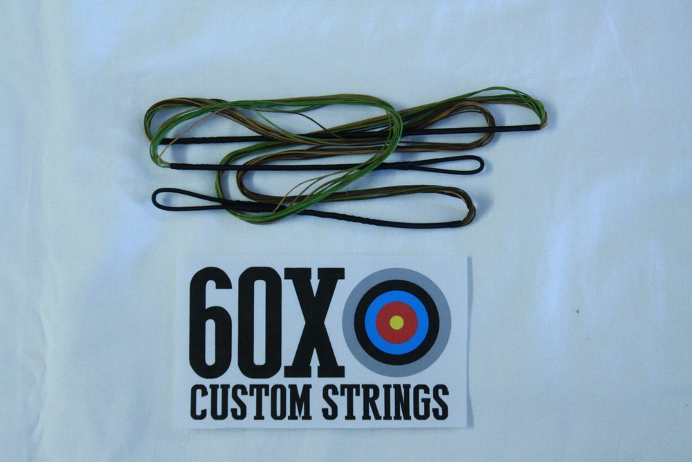 60X Custom Strings 25" 14 Strand Camo Dacron B50 Teardrop Bowstrings Bow String