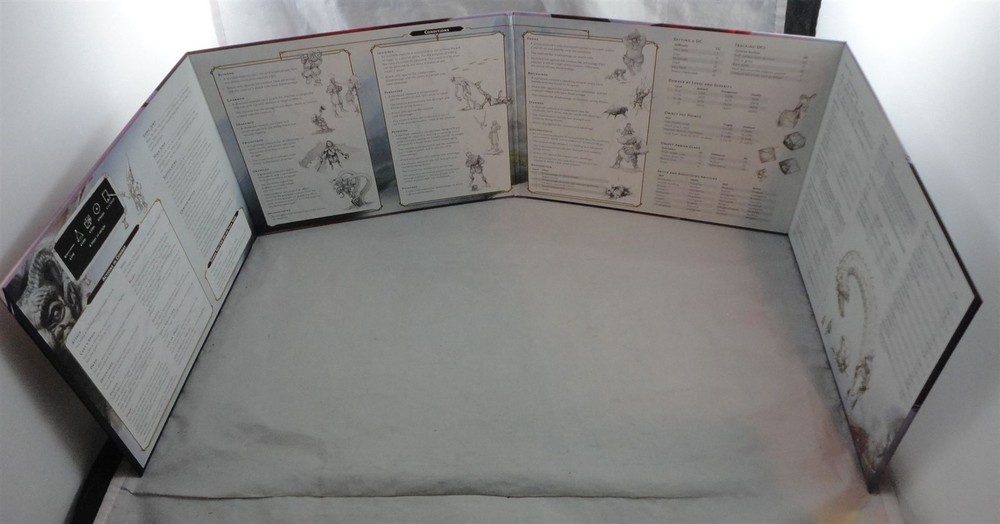 Dungeons & Dragons 5th Ed 5E 4-Panel DM's Dungeon Master's Screen