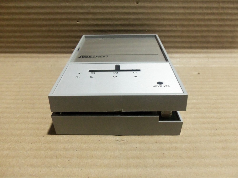 New Lightstat TGH1 Light Sensitive Automatic Setback Thermostat Heating Only AK