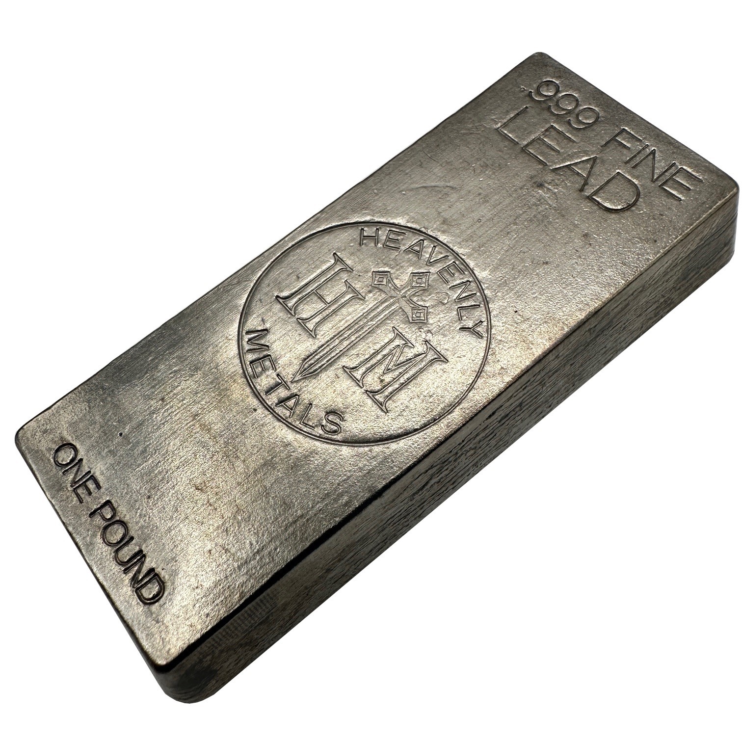 1 lb Lead Bullion Bar - 99.9% Pure Metal Ingot for Collection, Casting, or Demos