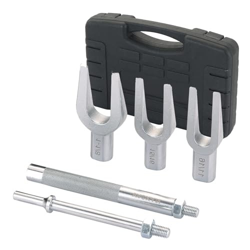 5Pcs Ball Joint Separator Set, Pickle Fork Tool Set, Tie Rod Removal Tool for