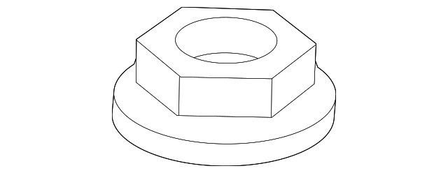 Genuine BMW Trans Mount Nut 07119906050