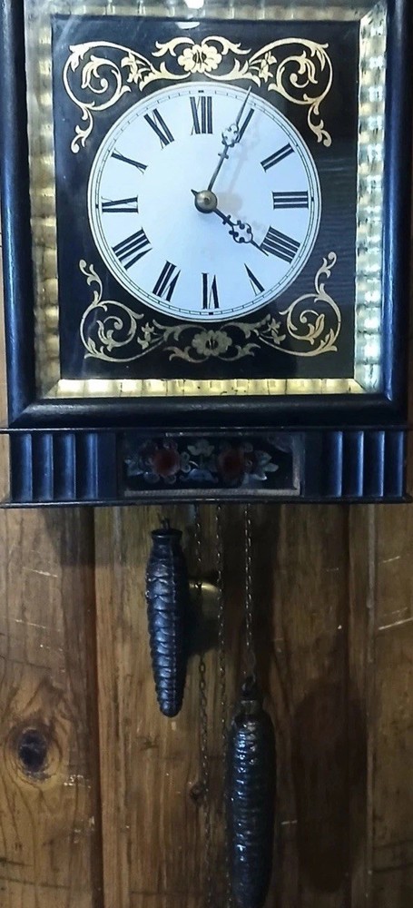 Antique, Black Forest Clock.