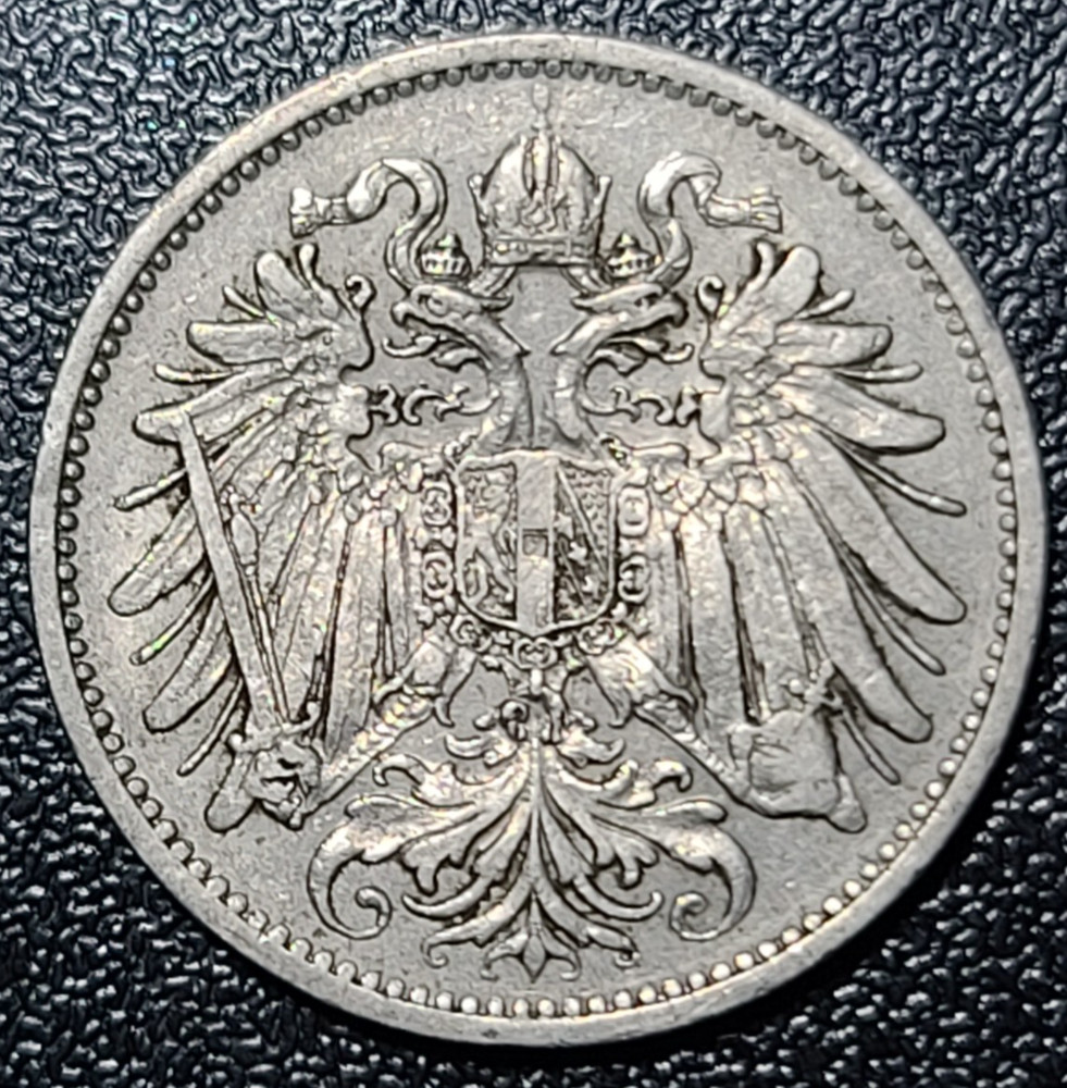 1908 Austria 20 Heller #D515
