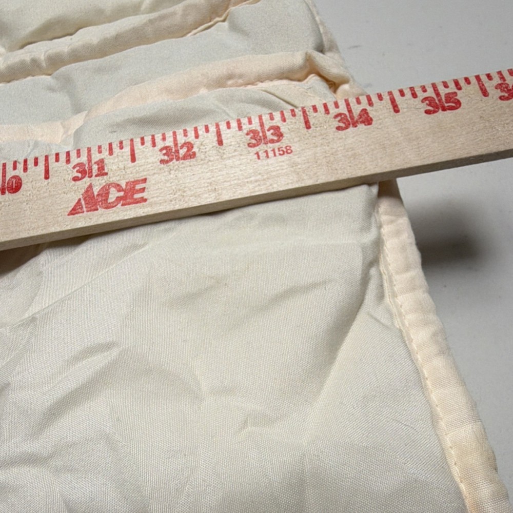 Weighted throw blanket, beige color