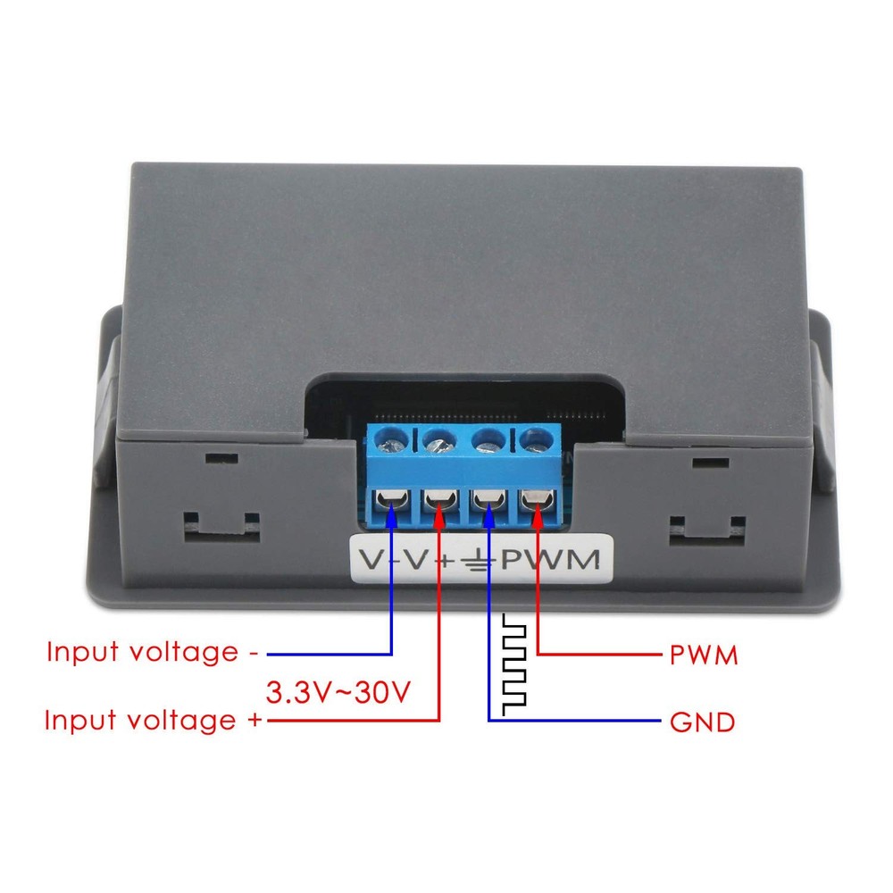 Signal Generator, DC 3.3-30V Function Generator 5-30mA LCD Display PWM Pulse ...