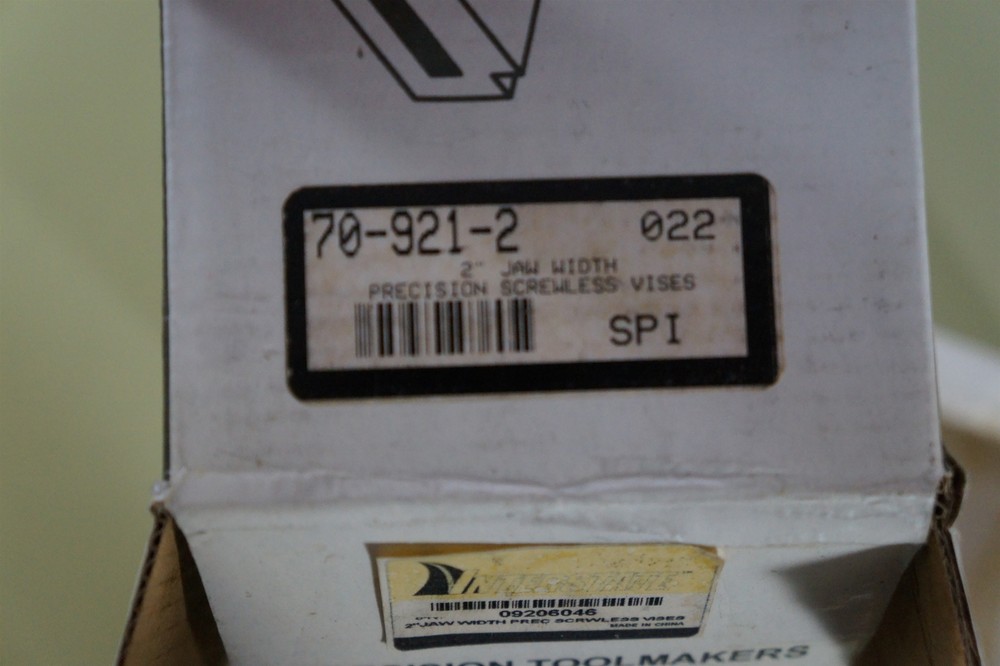 Interstate 70-921-2 Toolmaker's Precision Screwless Vise , 2" Jaw Width , New