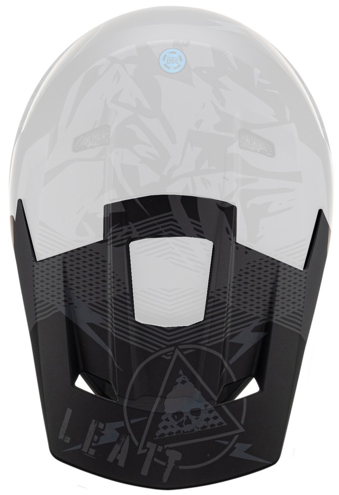 Leatt 2.5 V23 Helmet Visor/Peak Stealth