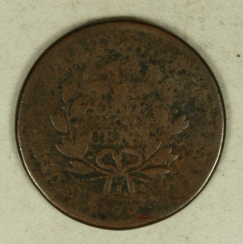 1798 Draped Bust Large Cent. Poor