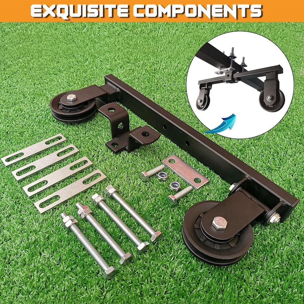 Power Rack Double Pulley System Attachment LAT Pulldown Machine Cable for Home