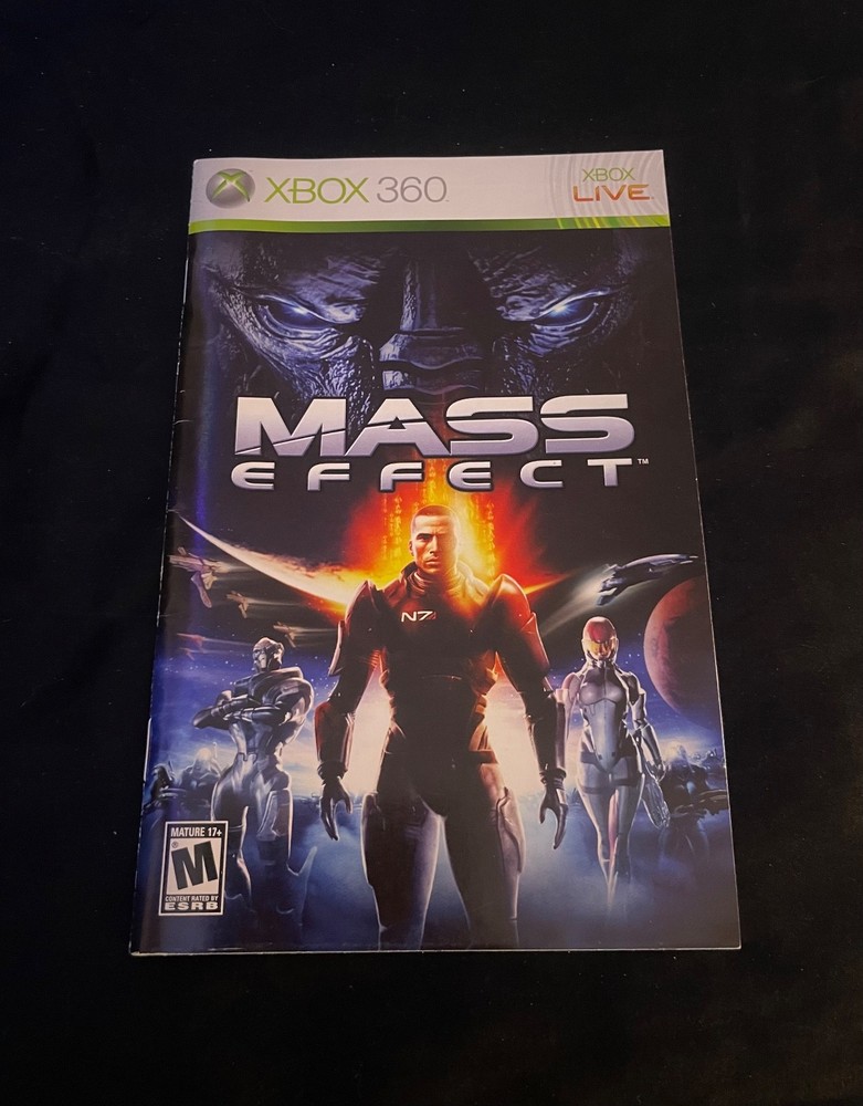 Mass Effect Xbox 360 Manual Only