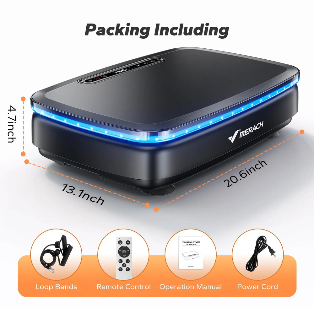 Vibration Plate Exercise Machine Whole Body Workout Platform