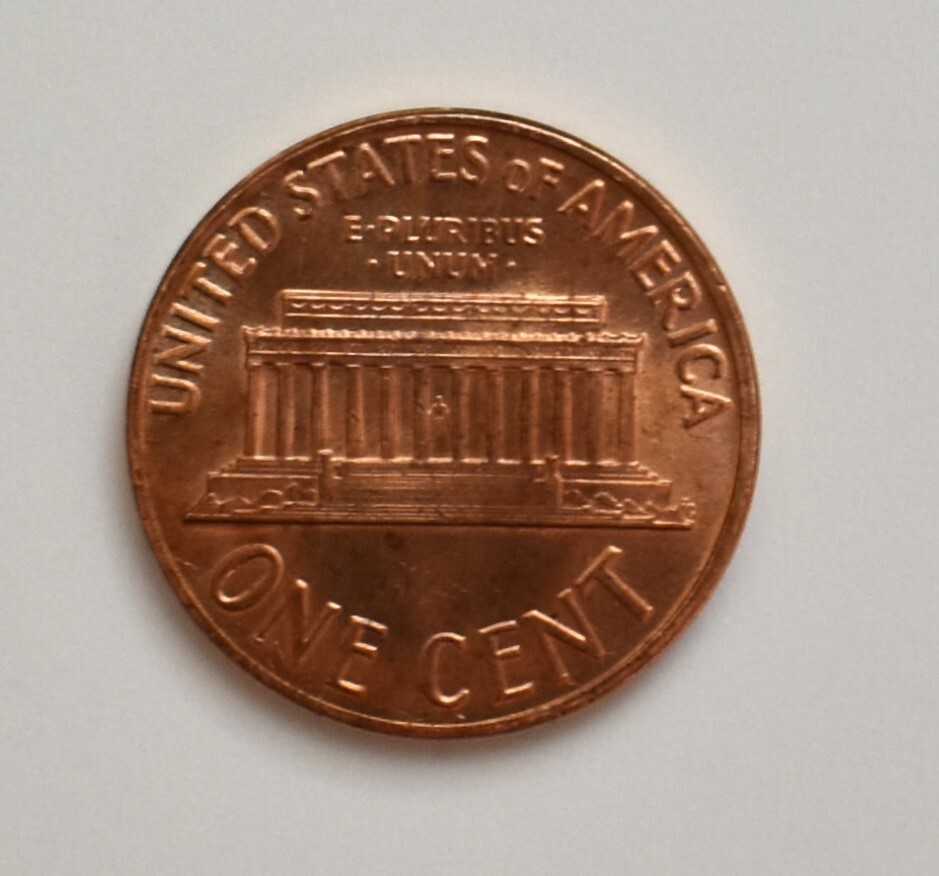 1968 Penny Error No Mint Mark P Red High Mint State Rim Collar DD Errors