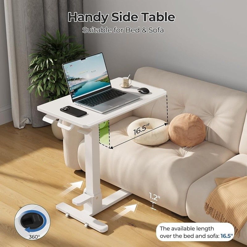 Foldable Portable Desk Adjustable Height Computer Workstation Home Office New