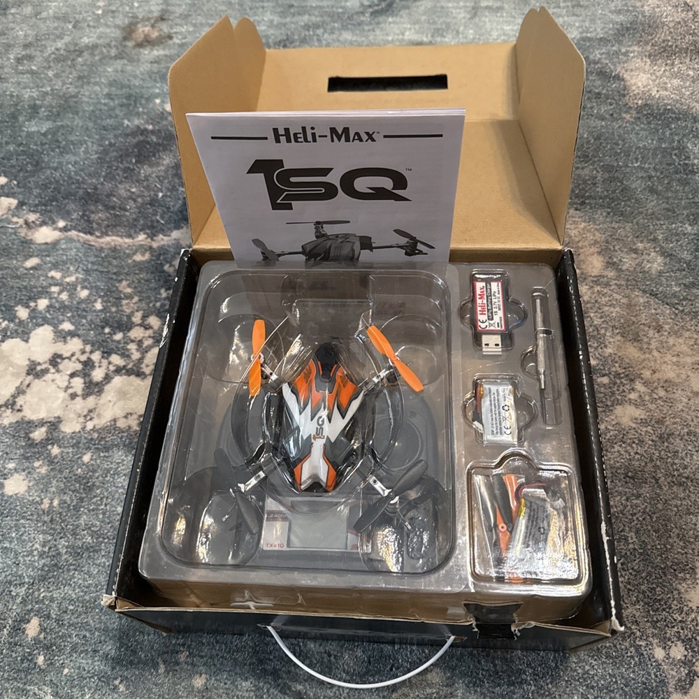 Heli-Max Drone 1SQ Quadcopter, Controller & 2 Batteries