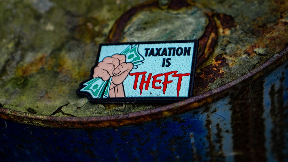 Patriot Patch Co. - Taxation is Theft - Patch