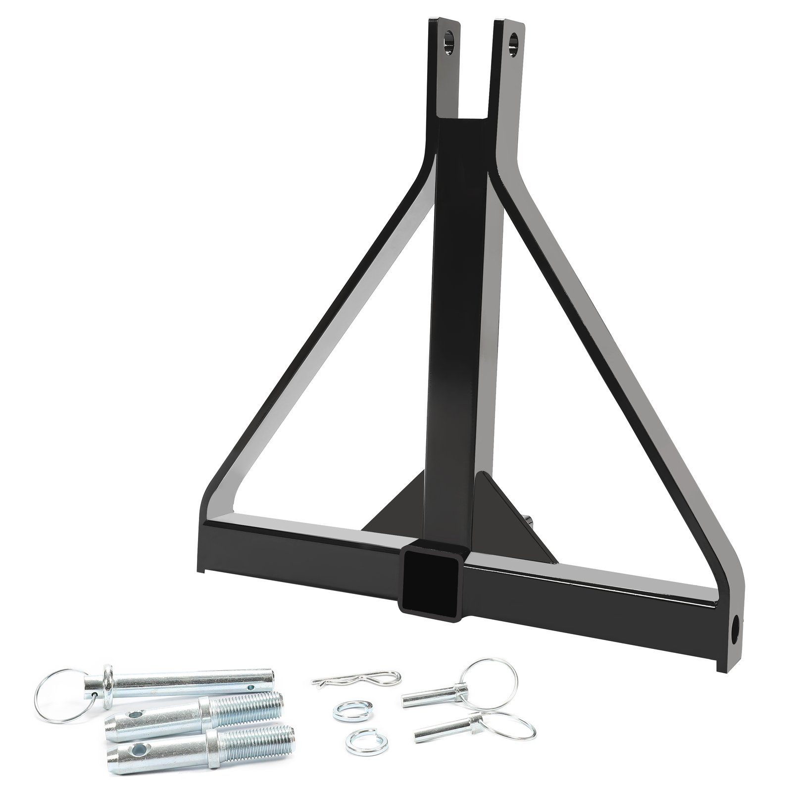 3 Point 2" Hitch Receiver Trailer Category 1 Tractor Tow Drawbar Adapter Steel