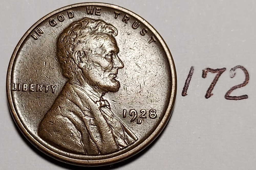 1928-D Lincoln Wheat Cent #172