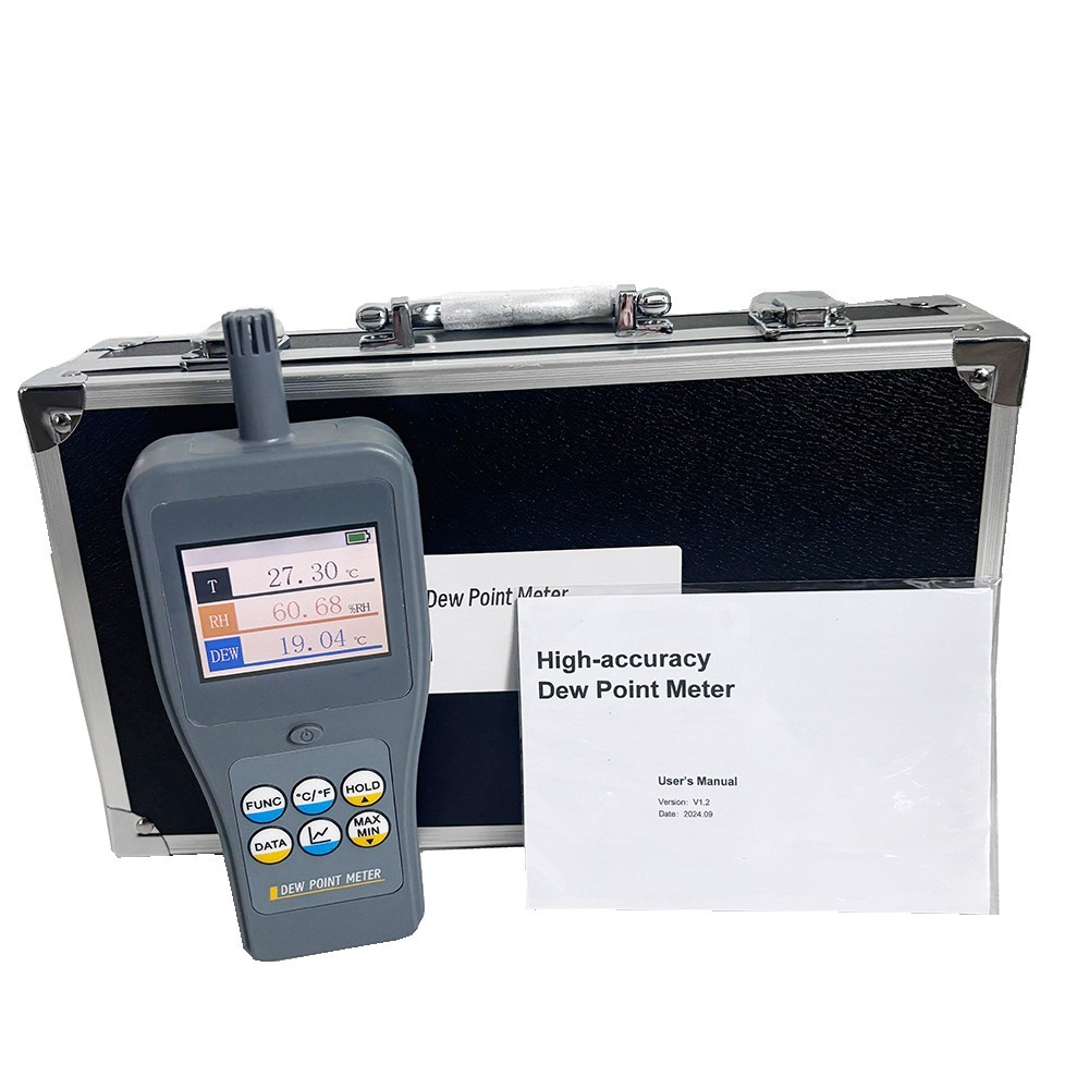 High Precision Dew Point Meter with PPM Measurement Data Storage Function