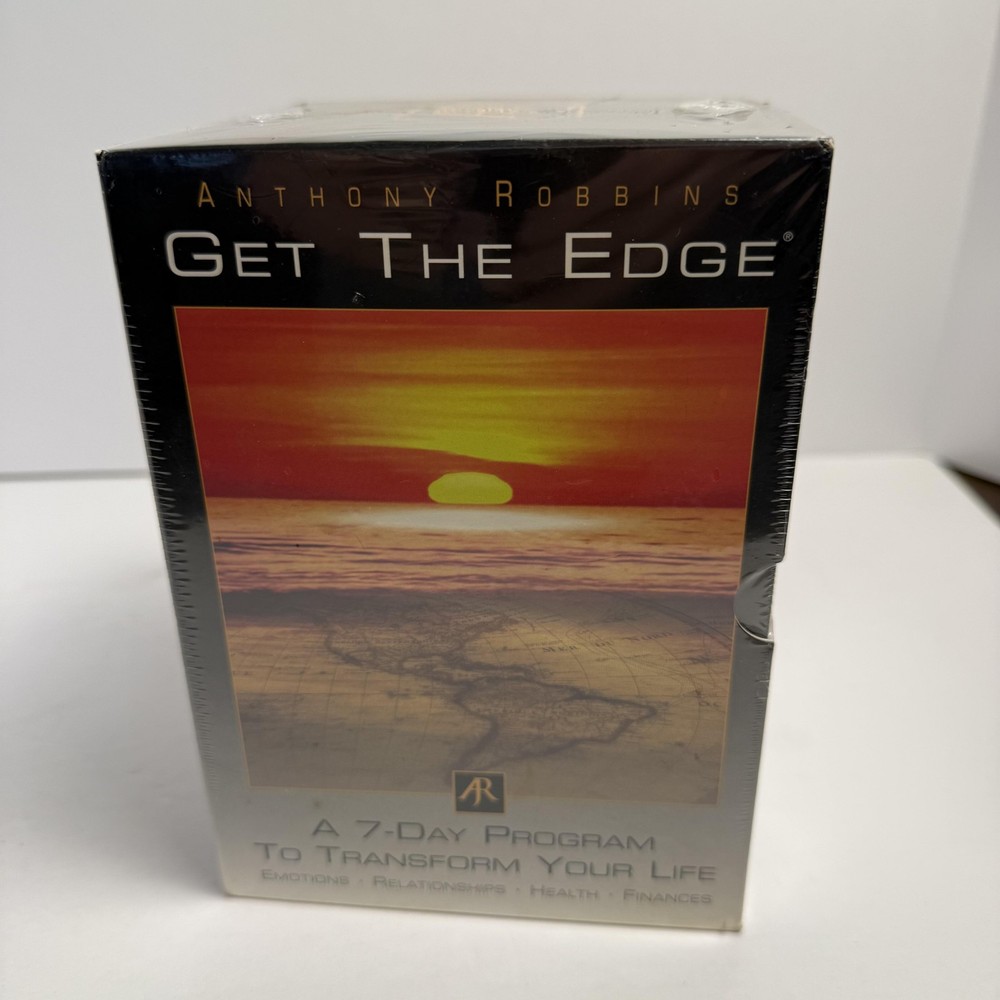 Anthony Robbins Get The Edge 7 Day Program 10 CD Box Set New Sealed Self Help
