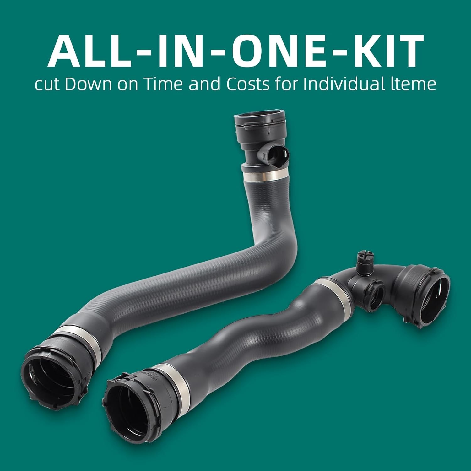 17127510952 11531436408 Upper & Lower Radiator Hoses Fits for BMW...