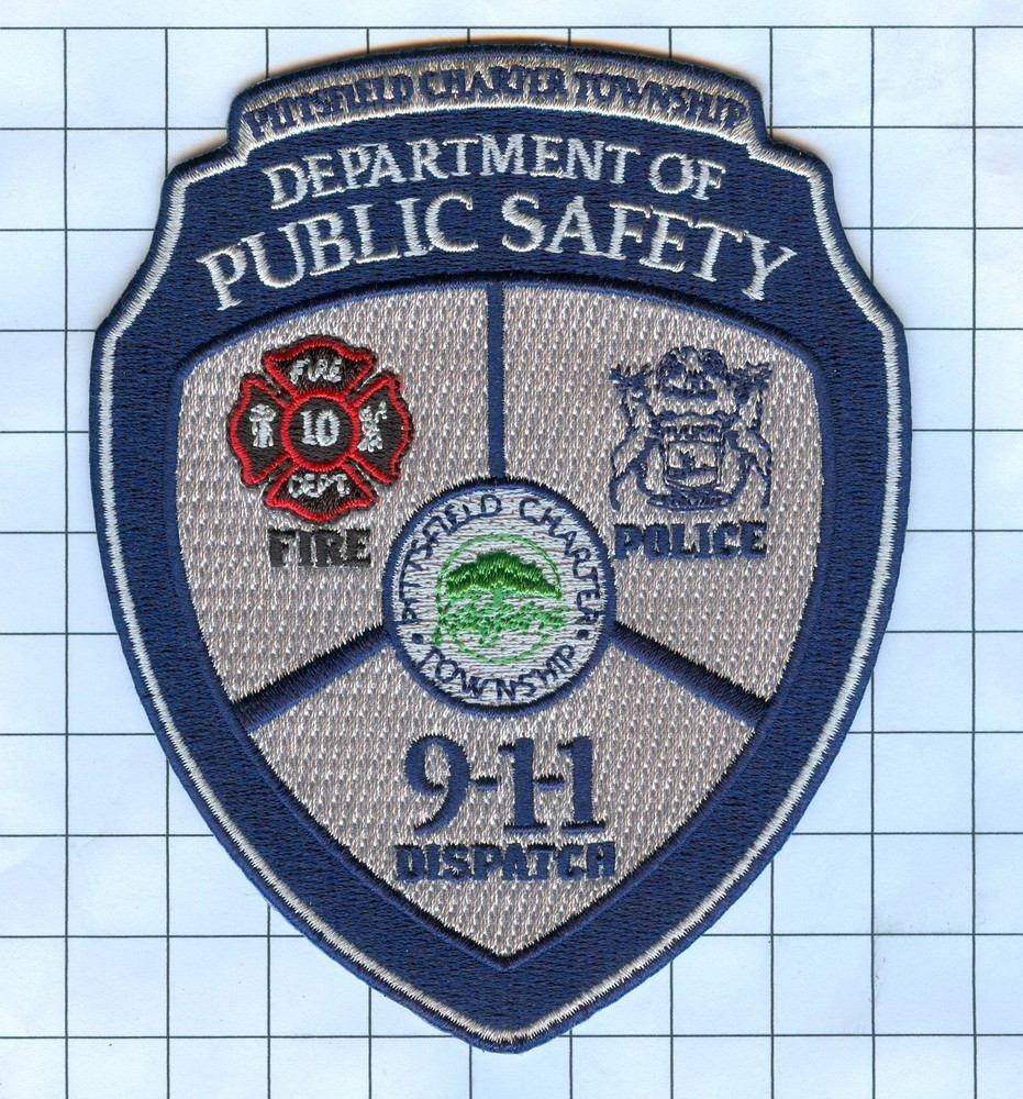 Fire Patch - Pittsfield Charter Twp. 9-1-1 Dispatch