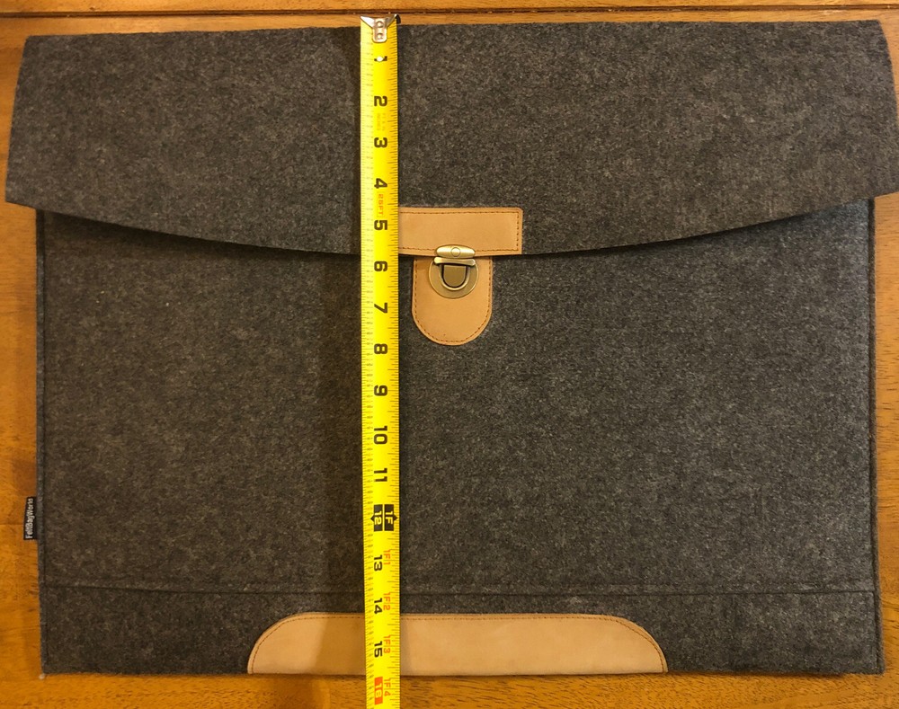 FeltBagWorld - Unique Custom Large Felt Document Folder First Class 21” x 16”