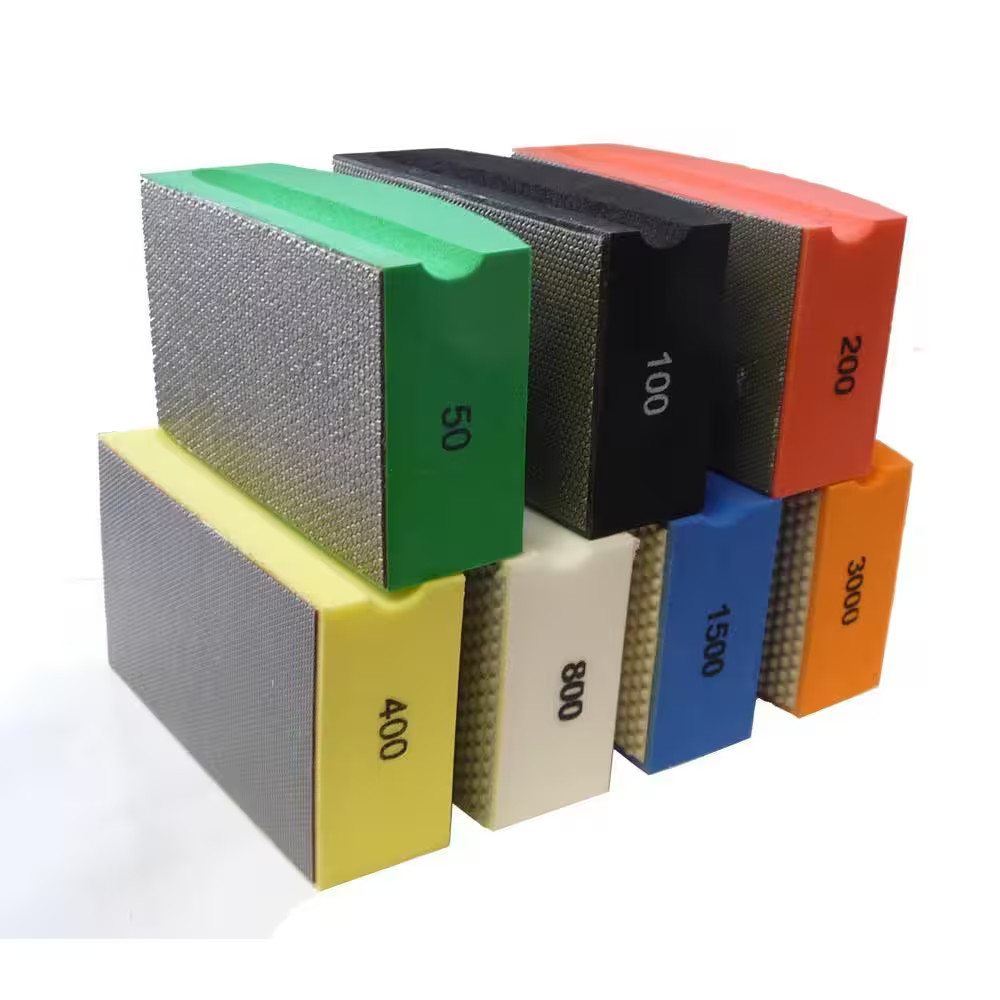 Diamond Hand Polishing Pads Block Type (7-Set)