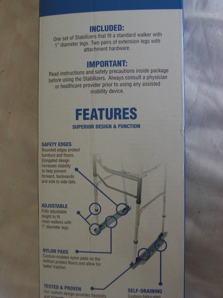 STABILIZED STEPS WALKER PLATFORM ATTACHMENT CONVERSION KIT