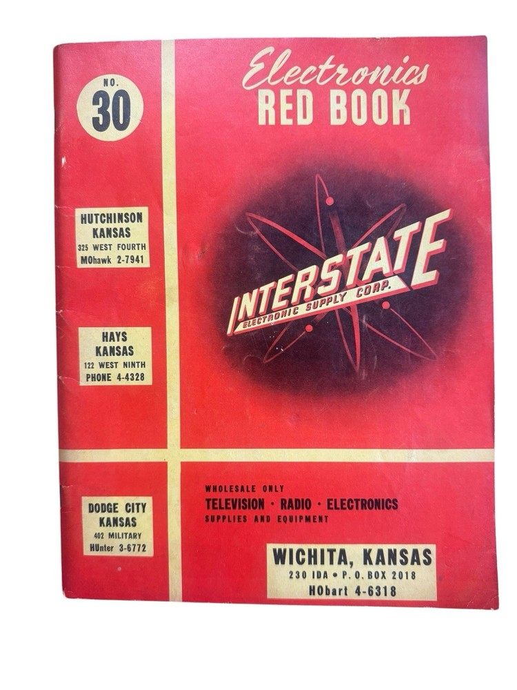 Electronics Red Book Interstate Electronic Supply Corp. Catalog 30 Kansas