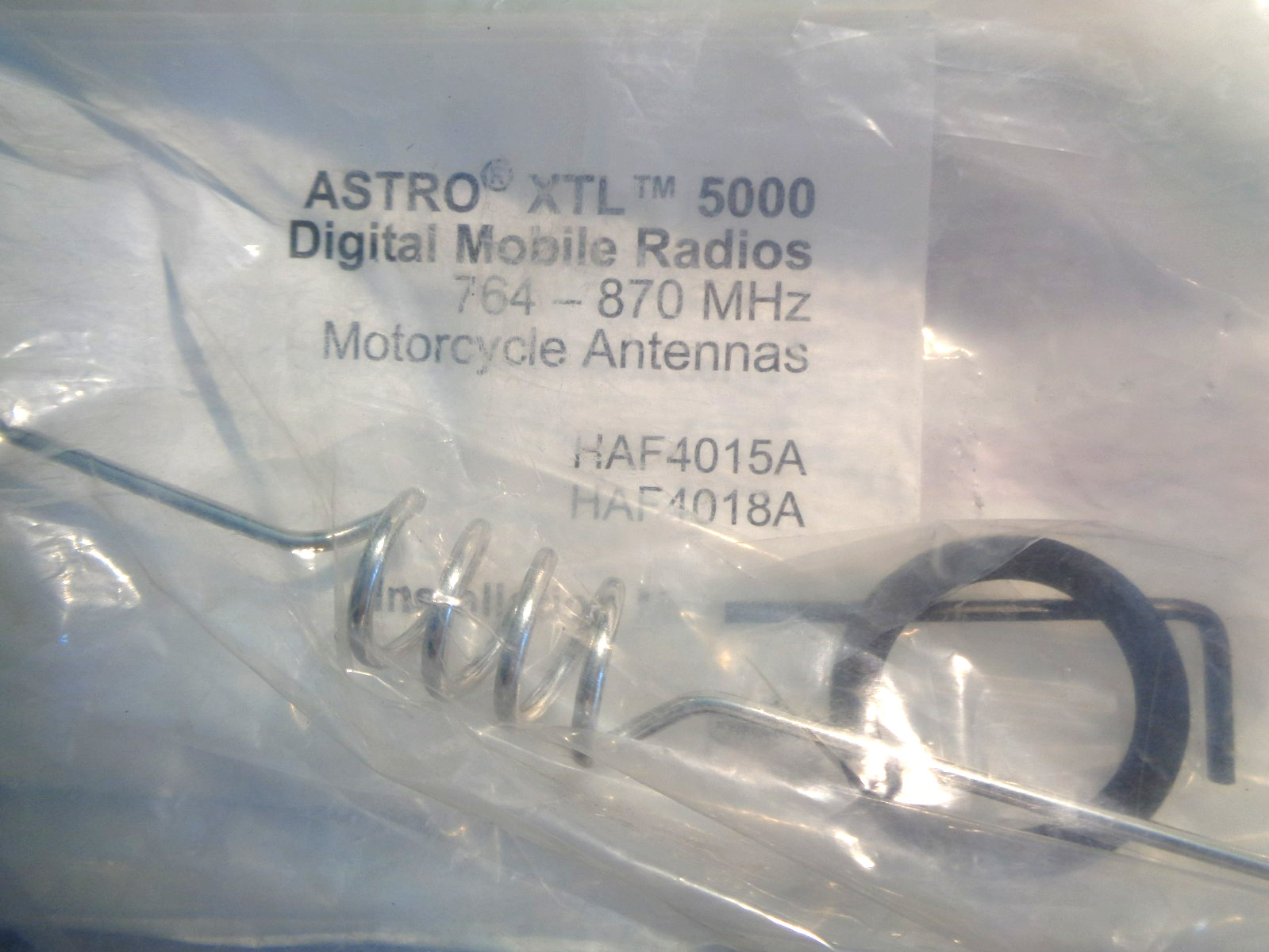 New Genuine Motorola HAF4015A Astro XTL5000 764-870 MHz Radio Vehicle Antenna