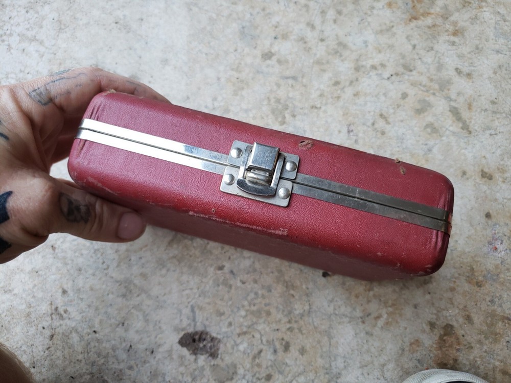 Starrett Universal Dial Indicator Set, No. 645, Back Plunger with Case & Box