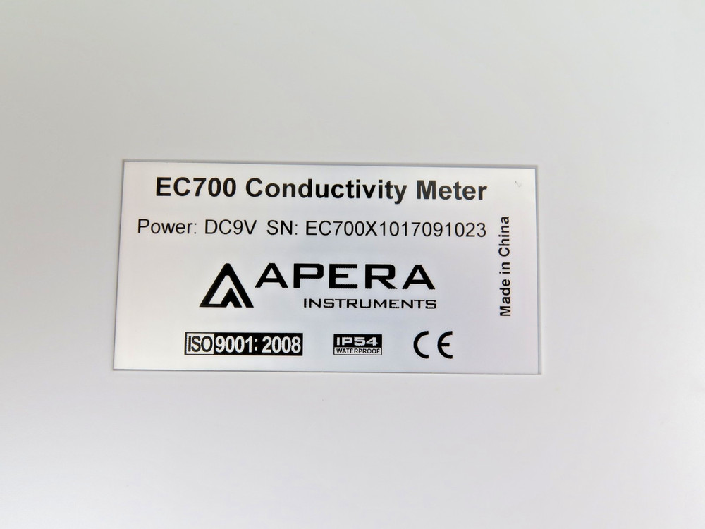 Apera Instruments EC700 Benchtop Conductivity Meter TDS / Salinity / Temp 702