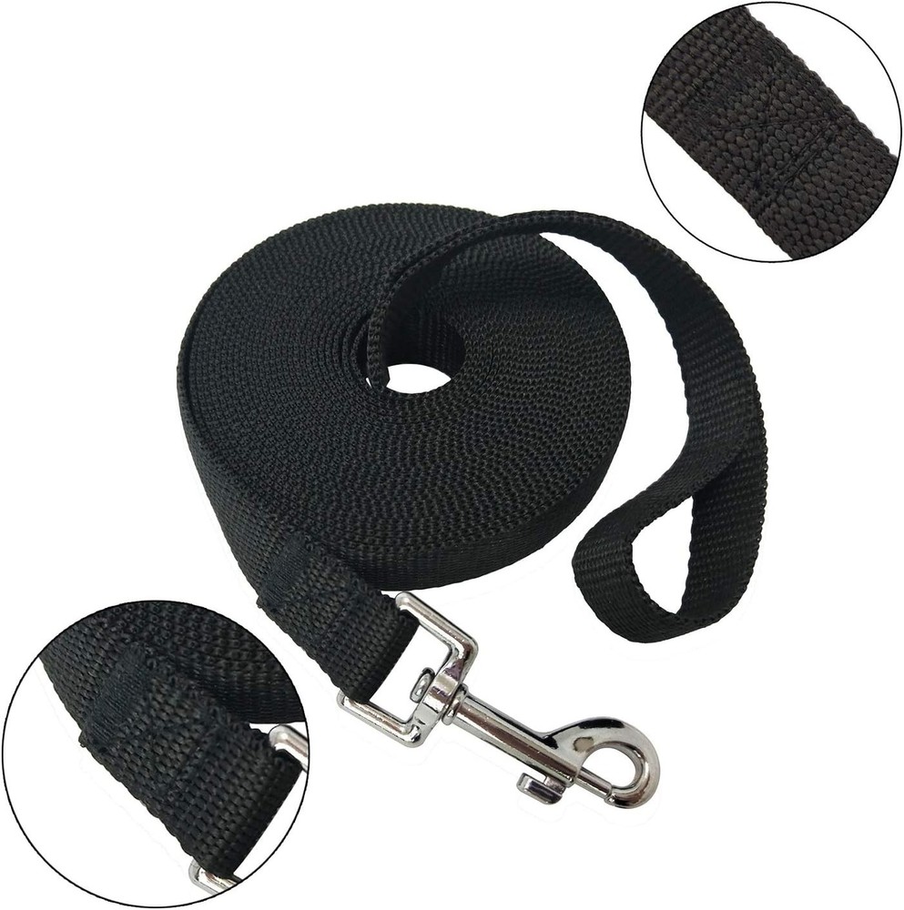 20ft Durable Nylon Dog Leash for Small Medium Large Breeds - Training Essential