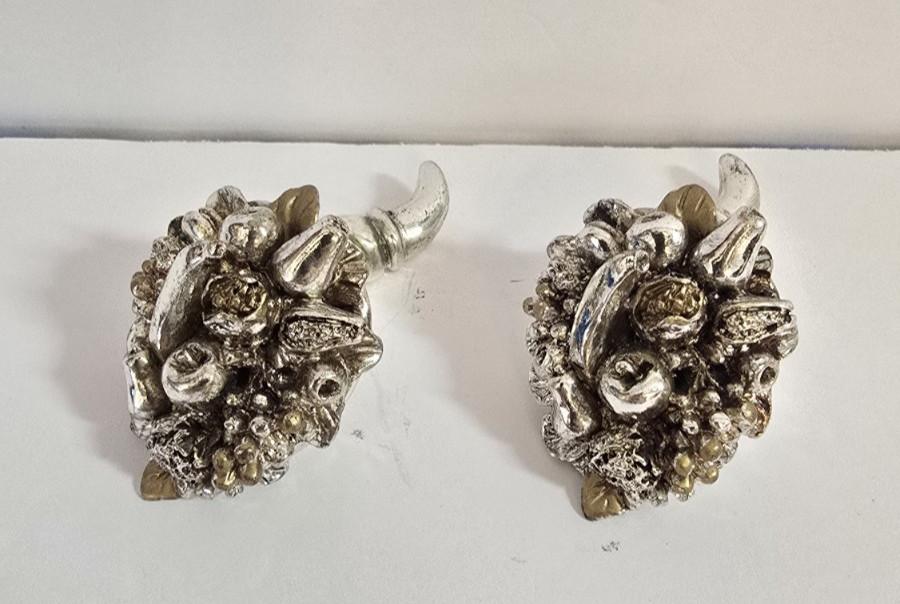 Silver Plated Camilletti  Gioielli Ricciardi 925% CORNUCOPIA Decorative