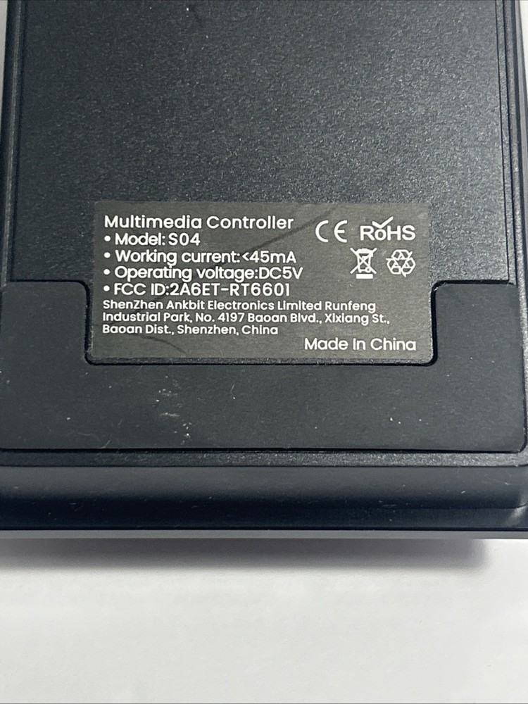 S04 Multimedia Volume Controller - Compatible with Win/7/8 10/Mac for Listening