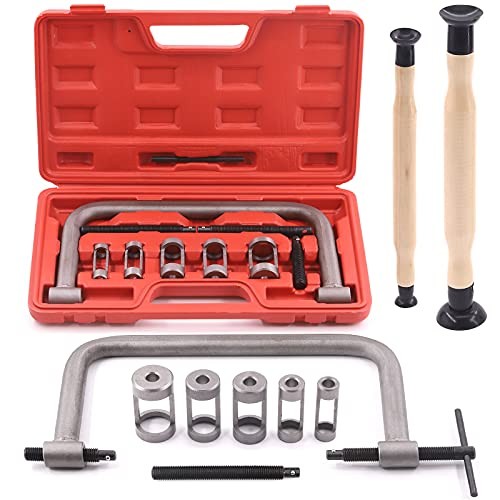 Tanstic 12Pcs Valve Spring Compressor with Valve Lapper Set Auto Compression C