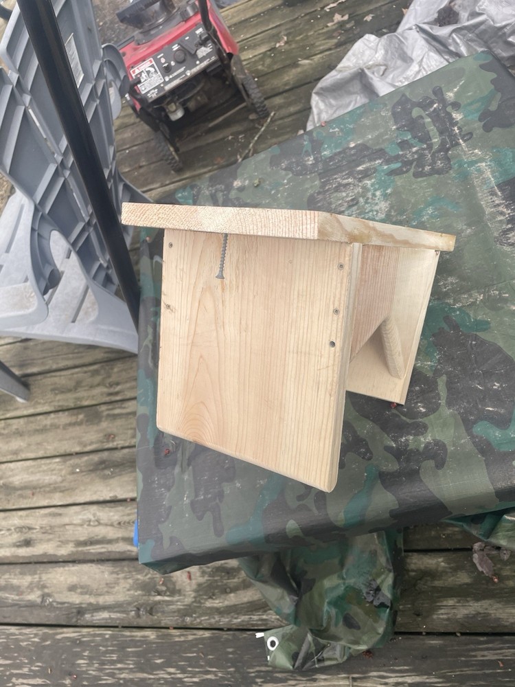 Pine Wood Robin Nesting Box~Dove Nesting Box~Cardinal Home~phoebe Nesting Box