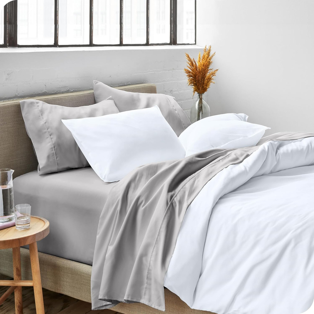 Queen Sheet Set - Luxury 1800 Ultra-Soft Microfiber - Double Brushed - Deep Pock