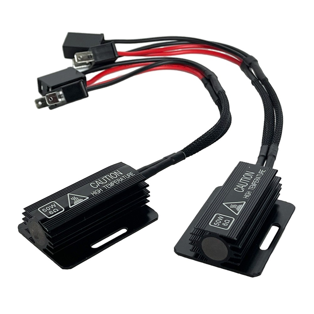 NEW Upgraded H7 LED Load Resistor Kit 50W 6ohm Headlight Error Canceller Decoder