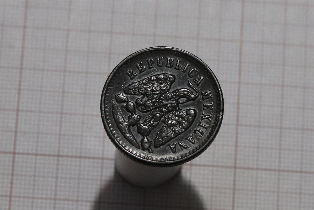 🧭 🇲🇽 MEXICO 1 CENTAVO 1890 MO SHARP DETAILS B86 #K4237