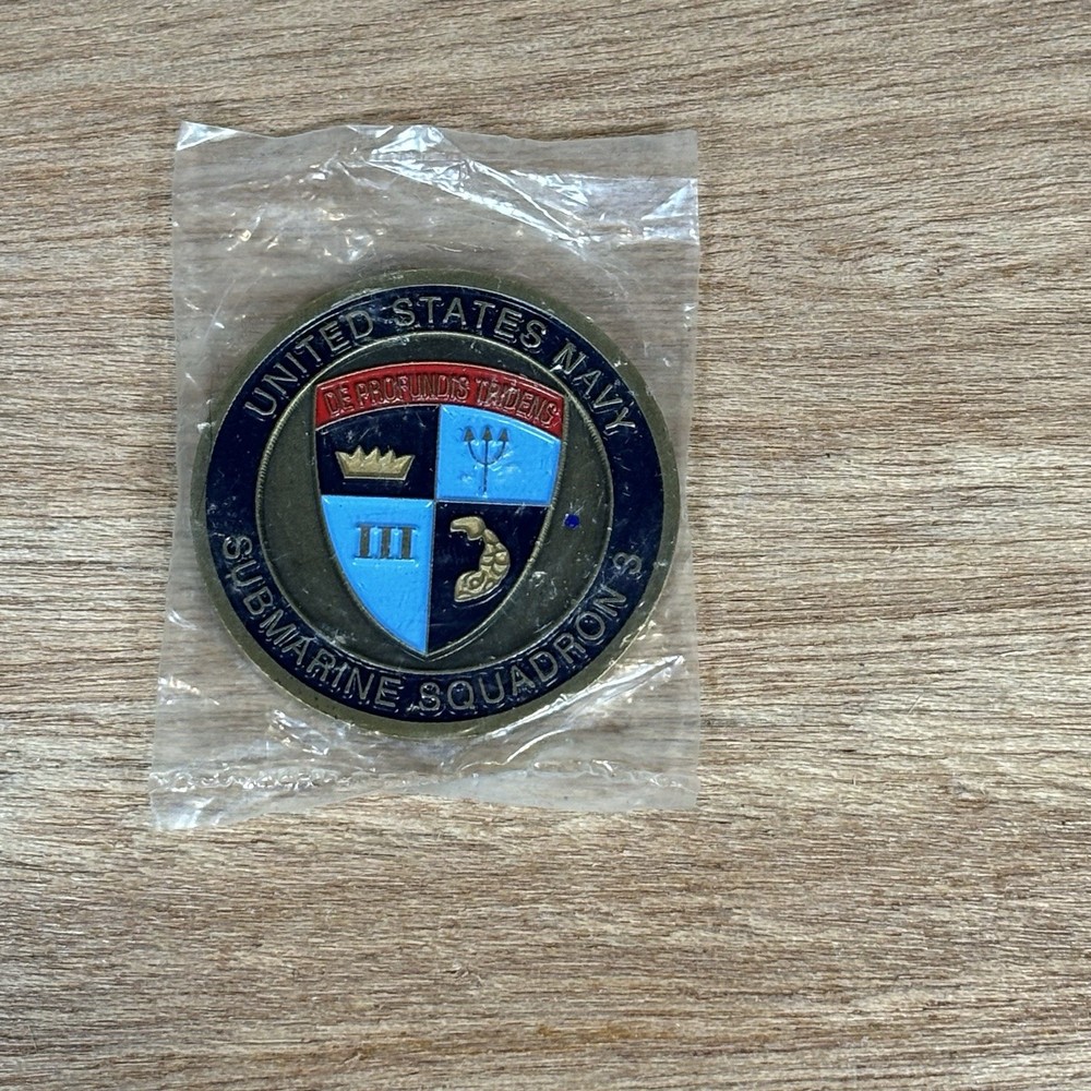 Submarine Squadron Three Challenge Coin