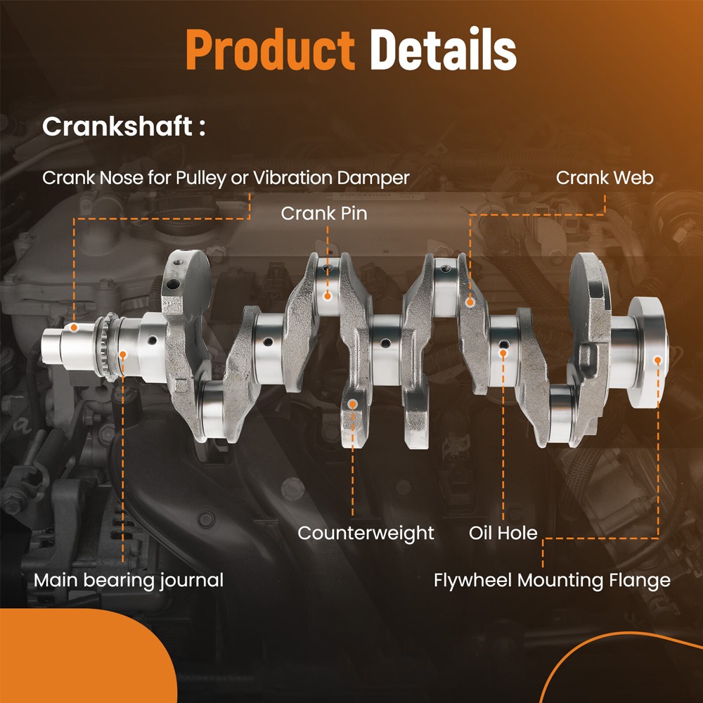G4NC Engine Rebuild Overhaul Kit For Hyundai Tucson Kia Soul Sportage 12-19 2.0L