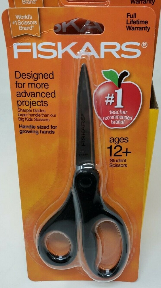 Fiskars Student Scissors Ages 12+ Assorted colors 1 case (case pack 12)