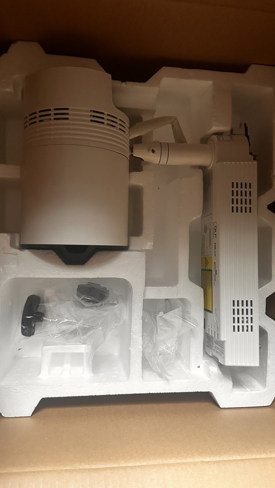 Panasonic Video Projector. Track mounted. Model PT-JW130FBE