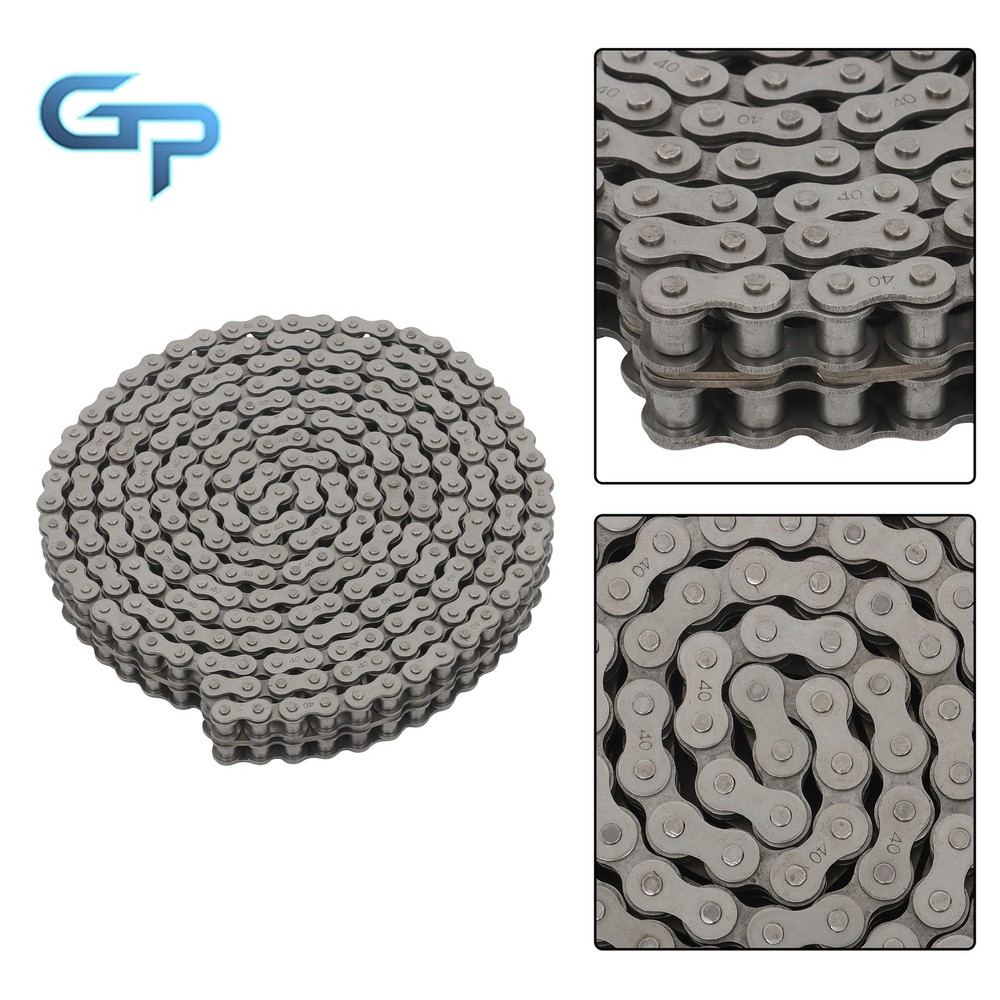 #40-2 Double Roller Chain 10 FT for Drive Systems with 2 Master Links