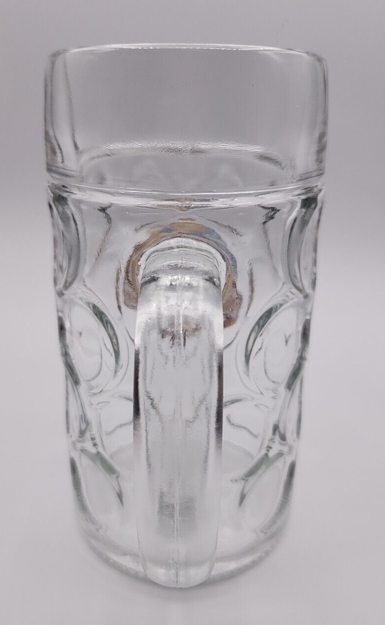 German Beer Stein Oktoberfest Bier Girl Carrying Steins Mugs 1 Liter