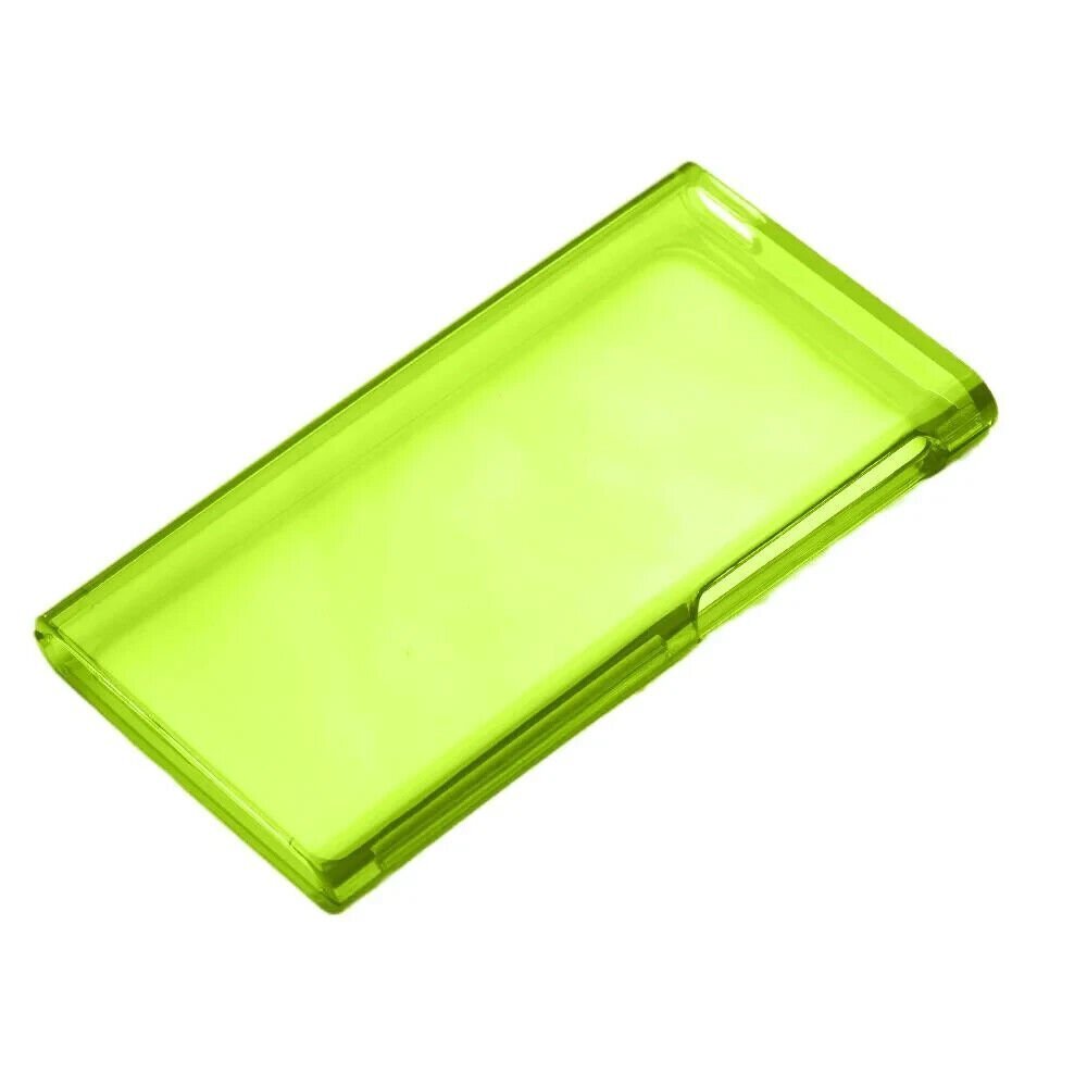 Case for Apple iPod Nano 7 7th Gen - TPU Gel Rubber - Clear & Colors