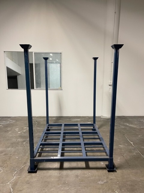 Portable Stackable Rack shelving for fabric/carpet/ boxes for warehouse (used)